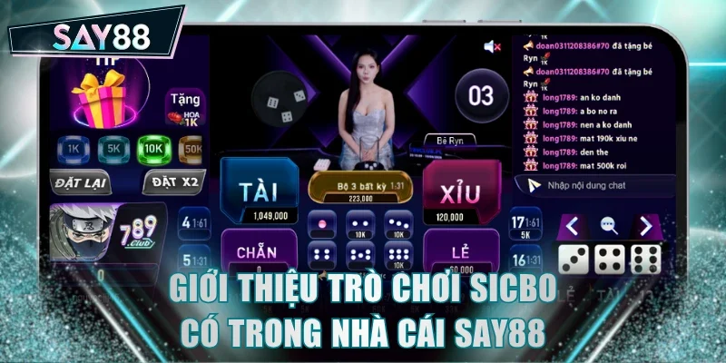 Giới thiệu trò chơi Sicbo có trong nhà cái SAY88